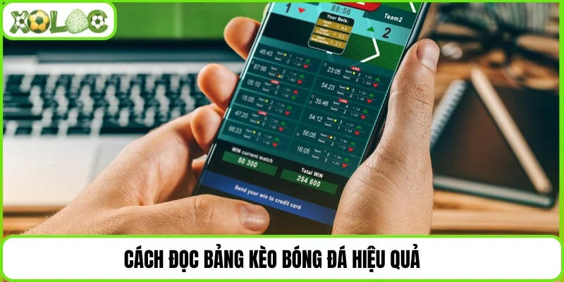 Cách đọc bảng kèo bóng đá hiệu quả